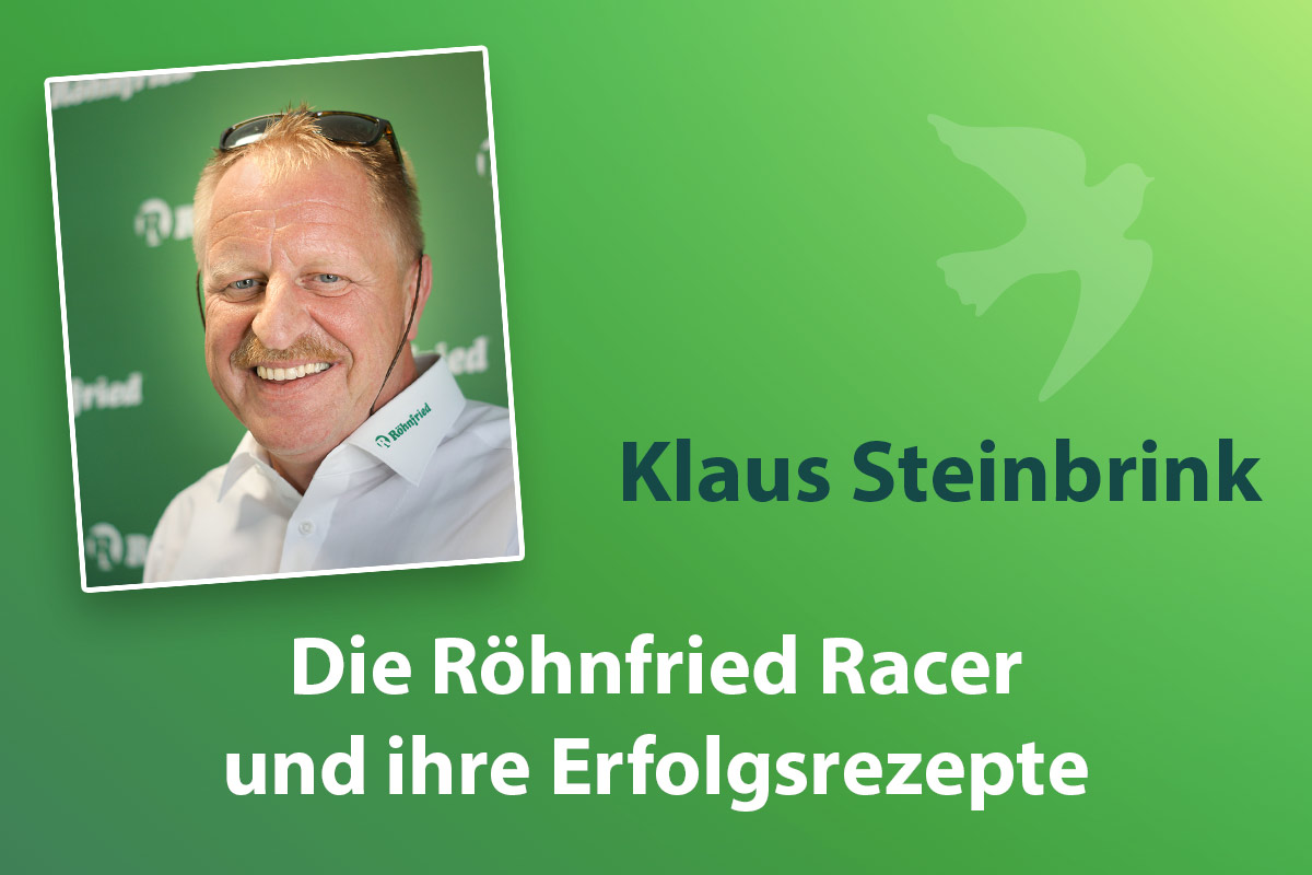 Klaus Steinbrink: Immer 100% – nie weniger!