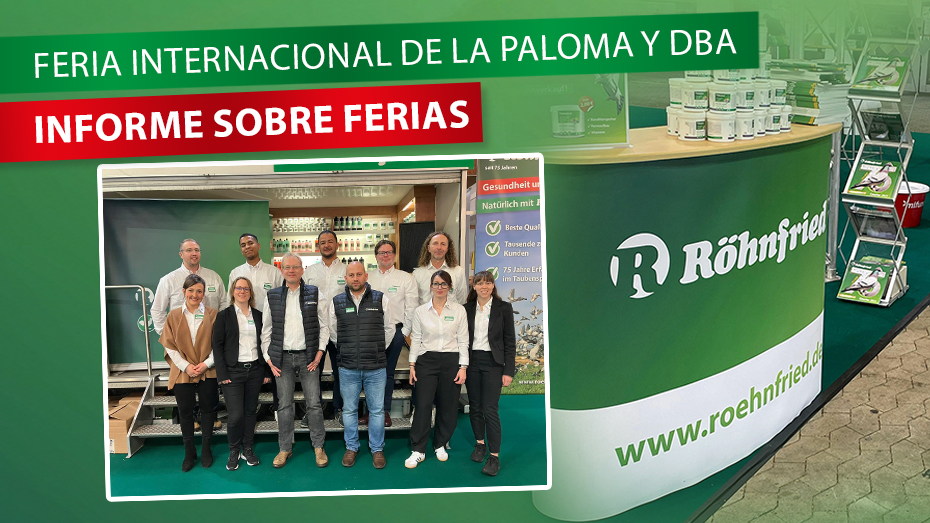 Informe de la feria comercial: Mercado internacional de palomas y DBA
